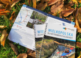 Folder „Wielkopolska dla wytrawnych kajakarzy” dostępny w wersji drukowanej
