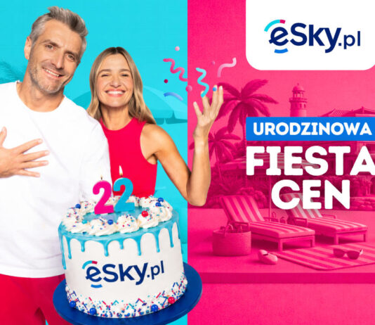 22 lata eSky: urodzinowa fiesta z niższymi cenami na wakacje