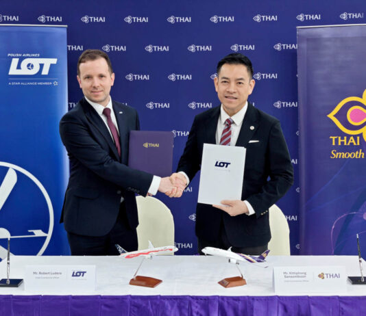 LOT i Thai Airways planują współpracę codeshare