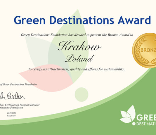 Kraków pierwszym polskim miastem wyróżnionym przez Green Destinations
